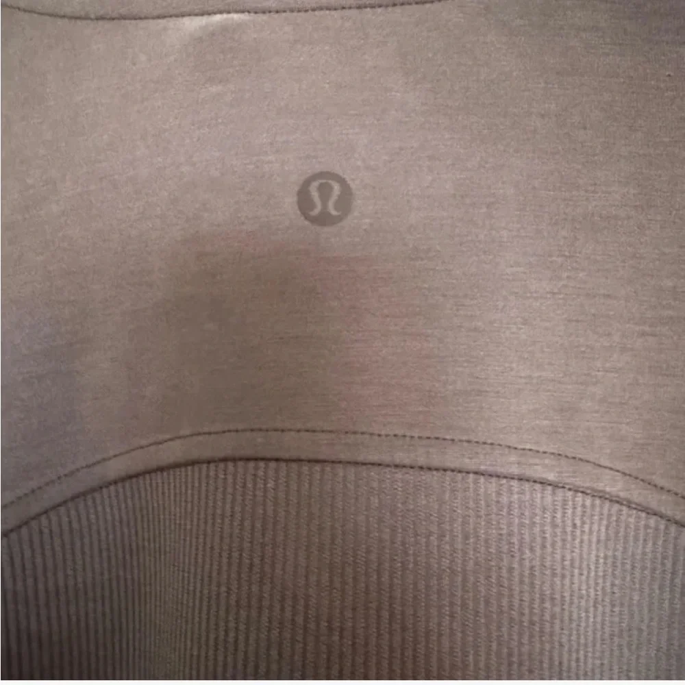 Lululemon Brushed Softstreme Ribbed half zip - espresso - size 2